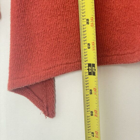 F H Clothing Women's Sweater Sz M Cotton Knit Boho Rust Lagenlook USA Made - Picture 7 of 9